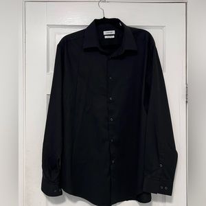 Black bottom down shirt